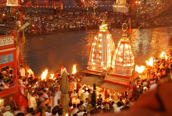 Ganga Arti Rishikesh.